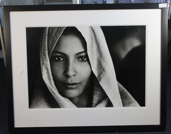 John Chiasson Portrait of a Tuareg girl 22 x 32in.